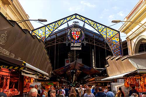 Mercat de la Boqueria in Barcelona