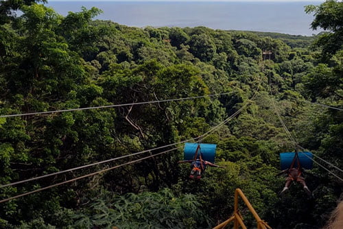 Zip-lining
