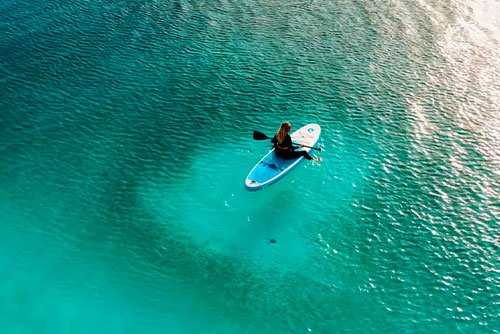 Paddle boarding